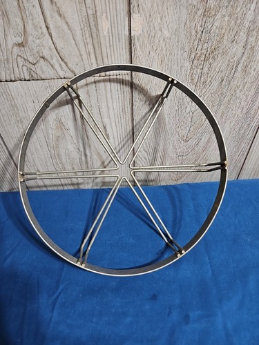 PIE or cake SLICER GUIDE DIVIDER, metal, makes 5 slices, heavy duty, VTG - Afbeelding 9 van 17