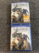 Transformers Age of Extinction Blu-ray 3 Disc Set With Slipcover Mark Wahlberg