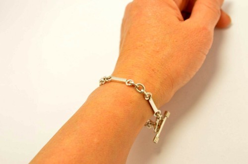 "Pulsera de cadena de plata esterlina 925, 14 gramos, 15,5 cm, 6,1" - Imagen 7 de 12