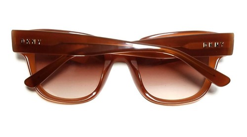 NUEVAS GAFAS DE SOL DKNY Donna Karan New York Grandient naranja DY4145 + estuche - Imagen 4 de 5
