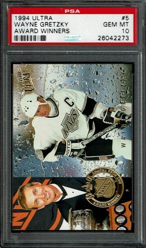 1994 Ultra Award Winners #5 Wayne Gretzky PSA 10 Gem Mint POP 20
