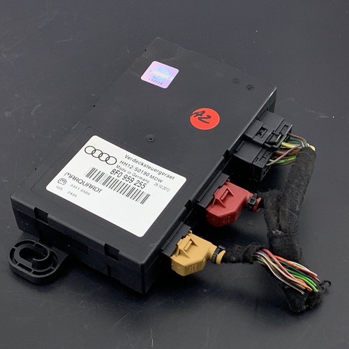 2010-2017 AUDI A5 8F7 QUATTRO CONVERTIBLE TOP ROOF COMPUTER CONTROL 8F0-959-255 - Picture 4 of 18