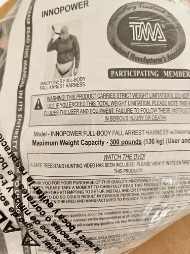 Innopower Full Body Fall Arrest Harness w Integrated SRS TMA Work Hunting - Picture 6 of 8
