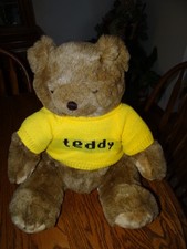 RARE 1993 Vintage "Teddy" Bear Plush 10th Anniversary Special Edition 16"