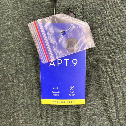 Apt. 9 Premier Flex Henley Long Sleeve T-Shirt Mens Large Tall Green Casual NWT - Bild 6 von 13