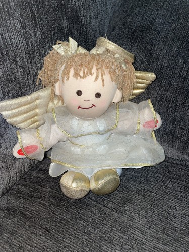 Vintage Giggle Wings Stuffed Plush Guardian Angel Doll 2003 Recordable - Picture 2 of 8