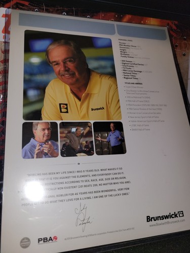 PBA Bowling HOFamer Johnny Petraglia Signed Photo  - Picture 4 of 5