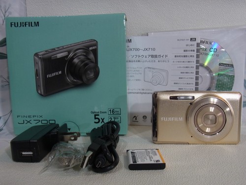 FUJIFILM FinePix JX700,Gold,5x,2.7,16MP Excellent from JAPAN Fujifilm USED - Picture 1 of 24