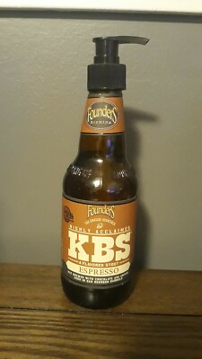 Founders Brewing KBS Espresso Barrel Aged Stout Craft Beer Bottle Soap Dispenser