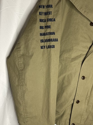 RARA Chaqueta Polo Ralph Lauren Para Hombre Key West Bordada Oliva XXL Franela Forrada - Imagen 5 de 6