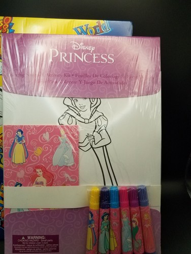 Disney Activity Sets Coloring Sheets, Markers & Stickers Disney Princess & Pooh - Imagen 6 de 12
