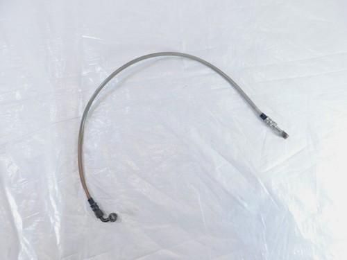 2002 02 MZ Skorpion Tour MZ660 660 Front Wheel Brake Disc Caliper Hose Line - Picture 3 of 11