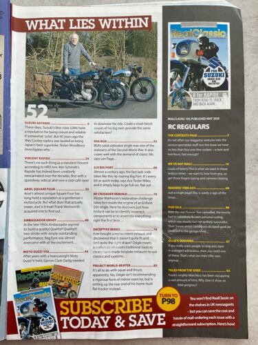 Real Classics Magazine - July 2020 - Electra Glide, Z1000, Panther 100, Jawa 350 - Picture 2 of 5
