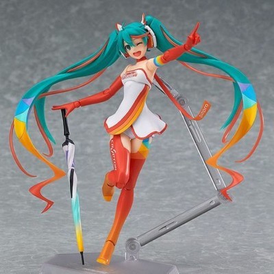 PVC Figure New No Box Anime Figma SP-078 Hatsune Miku Racing Miku 2016 Ver