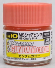 UG10 GSI Creos MR Hobby Gundam Color MS Char's Pink 10ml Lacquer Paint