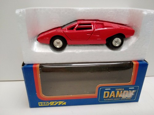 TOMICA DANDY F07 1/45 scale LAMBORGHINI COUNTACH lp400 in red  mint boxed   - Picture 1 of 4