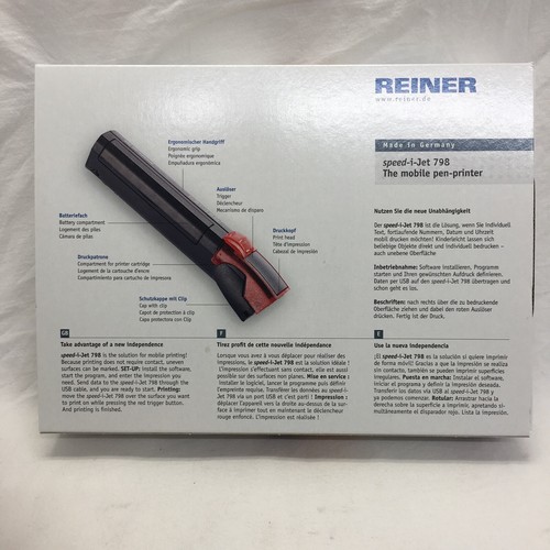 Reiner Speed-i-jet 798 Mobile Handheld Security Stamper / dater / numerator - 第 4/12 張圖片