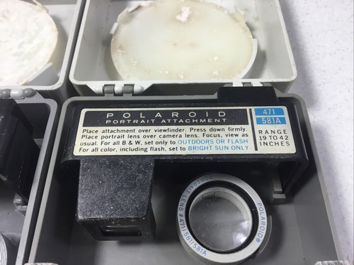 2 Polaroid Close Up Kit #583A & #581A Foto Fotografie Objektiv muss gereinigt werden - Bild 5 von 11