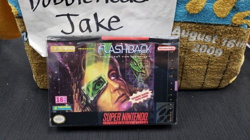 CIB FLASHBACK QUEST FOR IDENTITY NINTENDO SNES VIDEO GAME COMPLETE BOX PROTECTOR - Picture 10 of 10