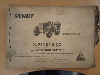 Ersatzteilliste Fendt Favorit 4 S