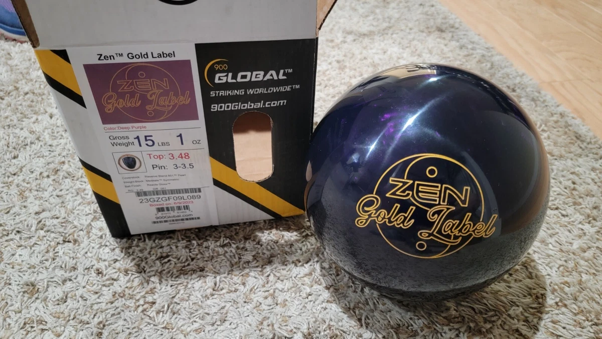 新品] ゼン ゴールドラベル ボウリング 900 Global Zen Gold