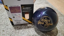 900 Global Zen Gold Label Bowling Ball 1st Quality | 15 Pounds | 3-3.5" Pin 