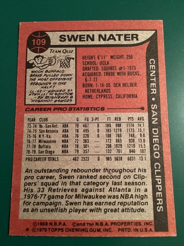 1979-80 Topps Basketball Singles U Pick All Pictured Combine Ship Discount - Picture 210 of 258