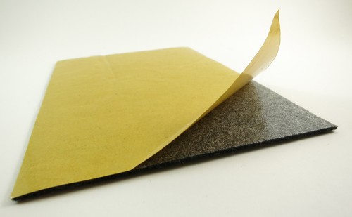 Filz Meterware 2mm stark selbstklebend - KFZ Audio Filz schwarz anthrazit - Picture 2 of 8