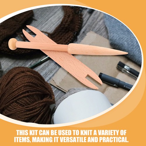 1Set Wooden Knitting Tools for Tapestry Making and DIY Sewing - 第 6/12 張圖片