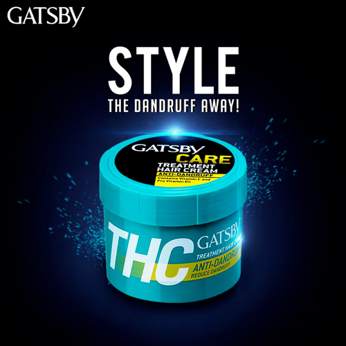 Gatsby THC Anti Dandruff Treatment Hair Cream (250gm) - Picture 3 of 4