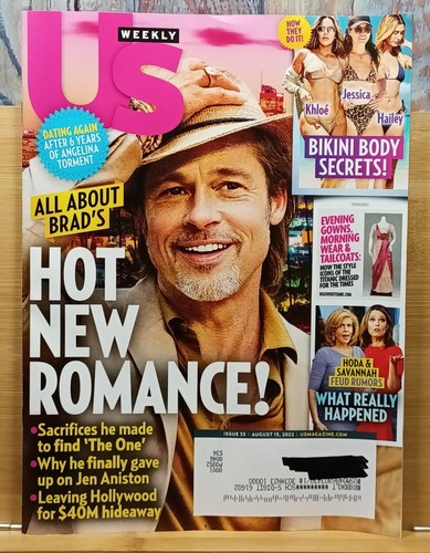 U.S. Weekly Magazine AUG 15, 2022 All About Brad's Hot New Romance! - Picture 1 of 9