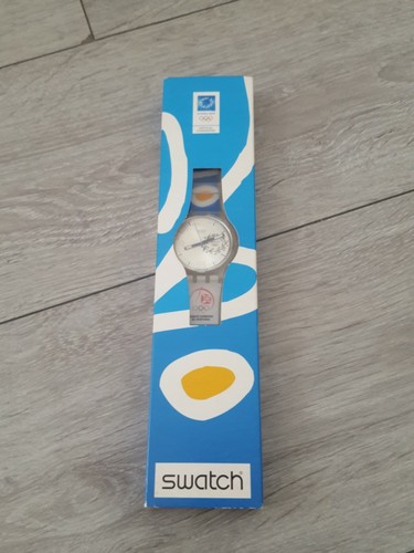 Swatch Montre Collector Jeux Olympiques Athènes 2004 Comité Olympique Portugal  - Picture 1 of 10