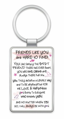 INSPIRED WORDS KEYRING Sentimental Birthday Present Love Support Family Hug💕👪 - Picture 14 of 26