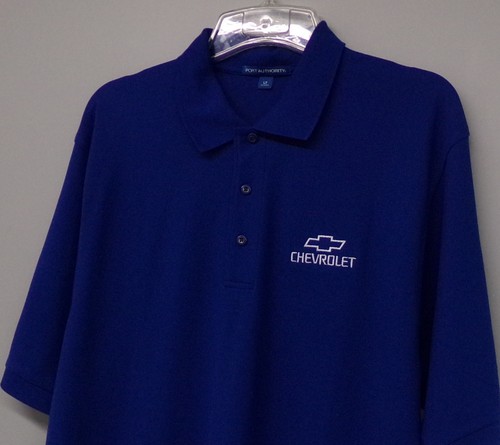 Chevrolet Chevy Embroidered Bow Tie Logo Mens Polo Shirt XS-6XL, LT-4XLT New - Picture 4 of 25