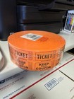 Amscan Orange Double Roll Raffle Tickets 2000 Tickets Per Roll New!!!