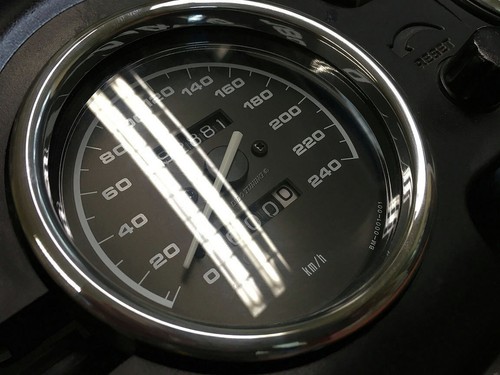 Per Bmw R 850 RT Anelli Alluminio Strumenti Strumentazione 2 pezzi - Zdjęcie 5 z 9