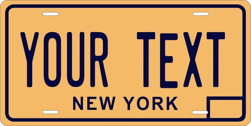 New York State Tag Auto Motorcycle Personalized License Plates Fridge Magnet - Picture 36 of 47