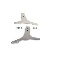 Chrome Rigid Sissy Bar Side Plates Brackets For 1982-1994 Harley Fxr on sale Chrome Rigid Sissy Bar Side Plates Brackets For 1982-1994 Harley Fxr on sale