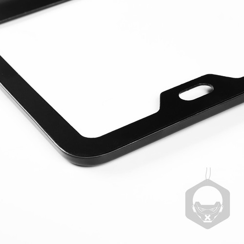 Real 100% Carbon Fiber License Plate Frame Tag Cover With Free Caps New - Foto 6 di 11