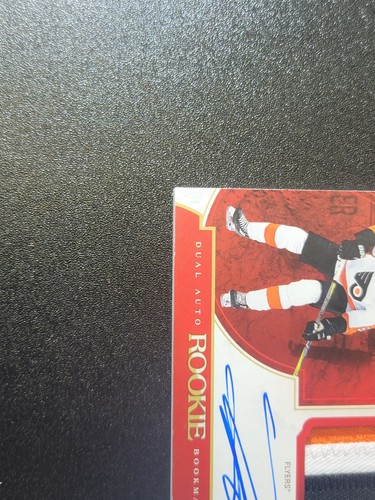 Travis Sanheim Robert Hagg 2017-18 The Cup Dual Rookie Auto Bookmarks SP - Picture 5 of 6