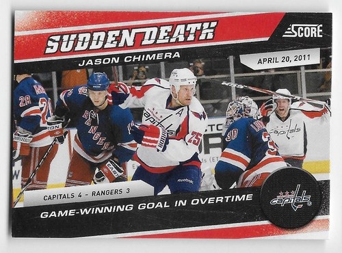 11/12 SCORE SUDDEN DEATH Hockey (#1-25) U-Pick From List - Picture 16 of 22