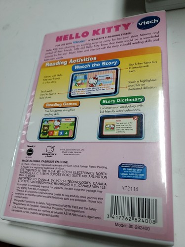V.Reader HELLO KITTY Interactive E-Reading Cartridge : VTech - Picture 3 of 3