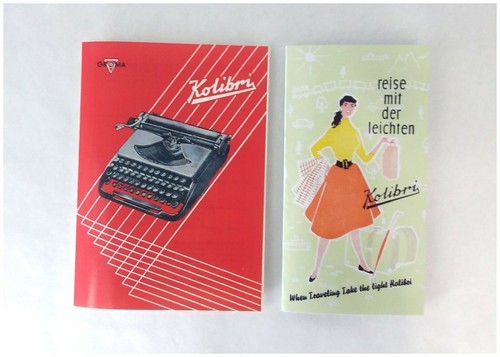 1950s Groma Kolibri Typewriter User Instruction Manual and Brochure. - Picture 1 of 6