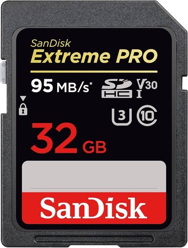 SD Card SanDisk 64GB 128GB 256GB Extreme PRO SDHC SDXC Camera Memory 4K 200Mbp/s - Picture 2 of 9