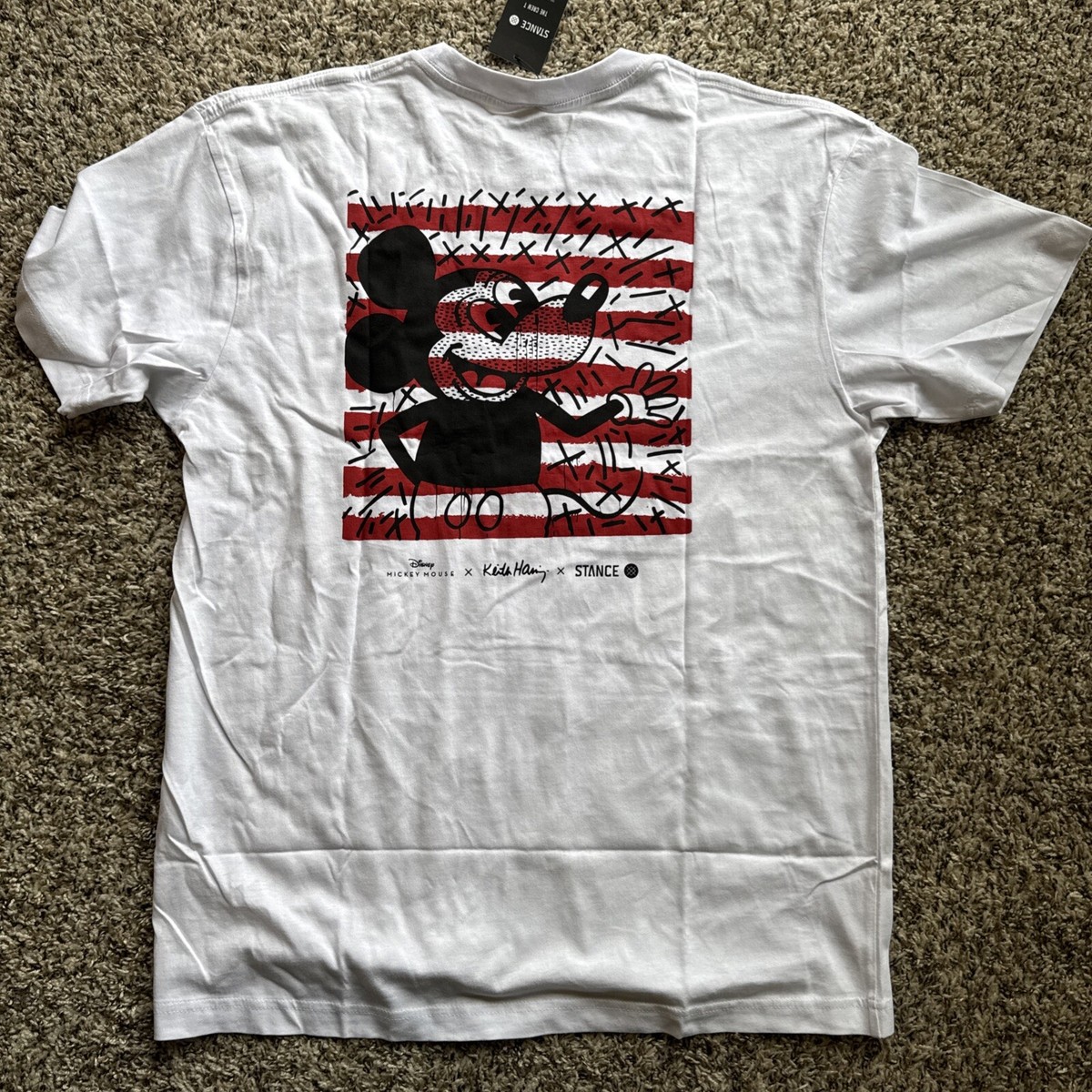 SHORT SLEEVE WIDE TEE COLLAB WITH DC SHOES ANARCHY - WHITE