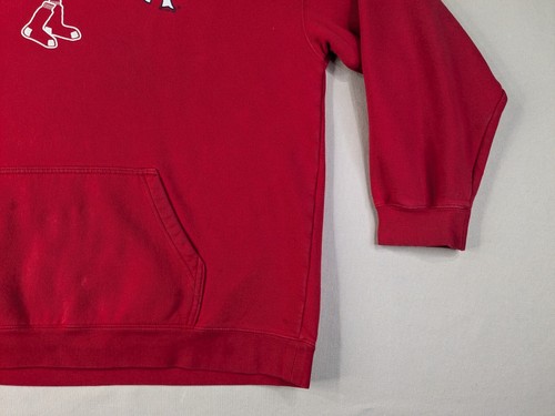 Vintage Y2K Nike Red Socks Center Swoosh Hoodie Adult Extra Large Red - Picture 10 of 17