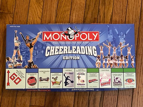 Tarjetas uniformes de repuesto de juego de mesa Monopoly Cheerleading Edition Cheerleading Week - Imagen 4 de 4