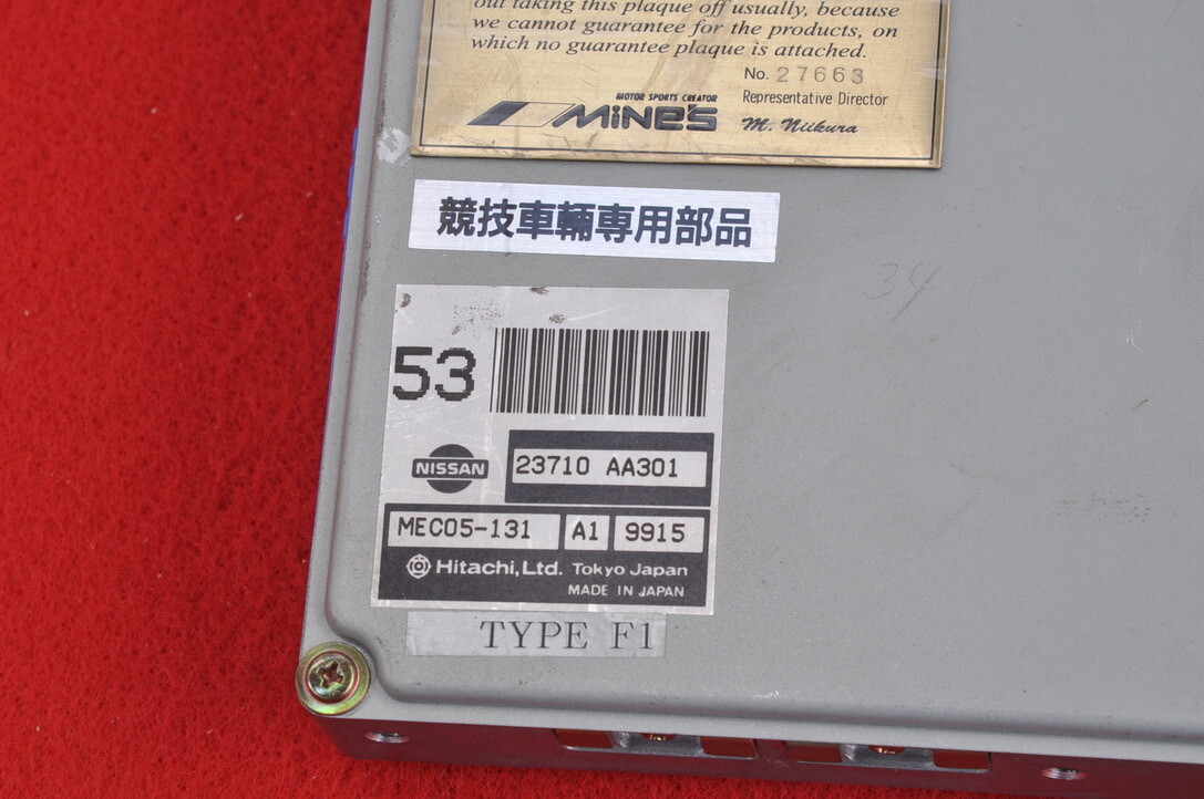 人気を誇る BNR34 エンジンECU 23710-AA301 MEC05-131 パーツ