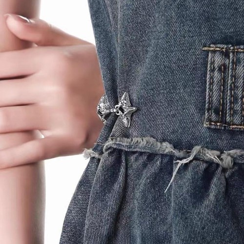 Hebilla de cintura de estrella ajustable - Fijar y apretar jeans con estilo - Imagen 3 de 11