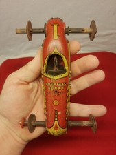 1930s Vtg Marx Tin Litho Bouncing Benny The Safety Car Toy Midget Racer Rare